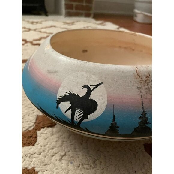 Large Vintage Tribal Ceramic Pot - Picture 3 of 10